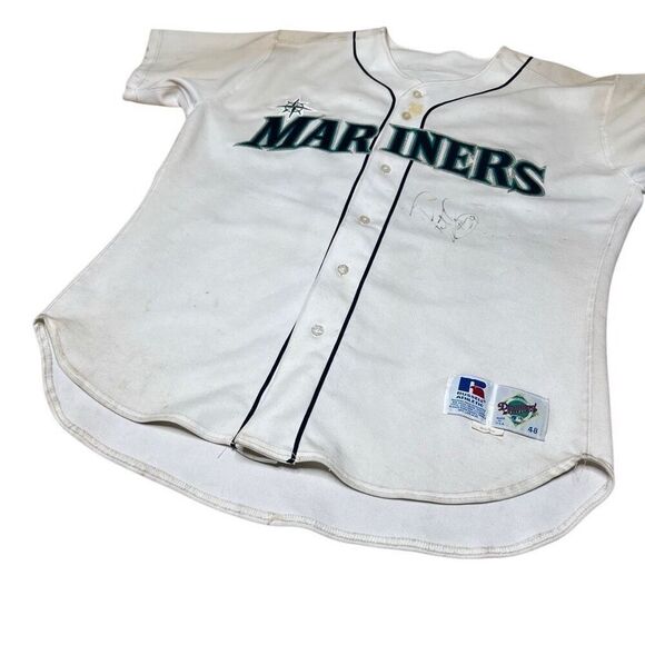 Vintage 90s Seattle Mariners Ducey Autographed Signed Jersey - Picture 2 of 11